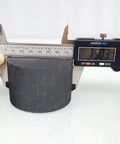 Graphite Ingot Block For EDM And Milling Surfaces Pro Grade 99.9 Percent Purity 75 By 50 Mm Plate with caliper measuring 75.03 mm