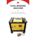Automatic Rebar Bending Machine For Heavy Duty Steel Bar Tasks Featuring Solid As A Rock Build and Contractor Favorite Setup, top view.