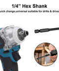 Tile drill bit set, 20 pcs with 1/4" hex shank; includes 6mm masonry bits for tile, glass, ceramic, wood, brick