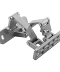 180 Degree Concealed Stainless Steel Door Hinge Beefy Heavy Duty Thick Material Supports Up To 70kg Silver Finish