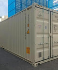 New 20 Foot Beefy Heavy Duty Steel Shipping Container For Secure Storage And Easy Transport Ideal For Modular Construction Projects And Onsite Storage Solutions seen from the side