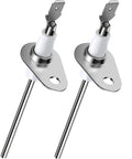 Flame Sensor Replacement 2 Pack For Gas Furnaces Three Point Eight Inch Probe Safe Flame Detection Ignitor Rod Spare Part