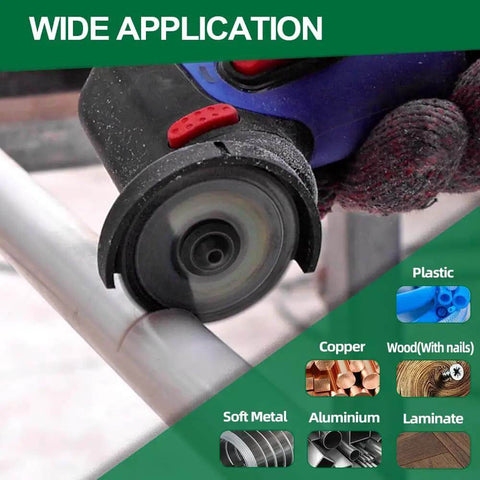 2 Inch HSS Circular Saw Blade Set For Mini Angle Grinders, 5 Pack, 72 Teeth, cutting pipe application