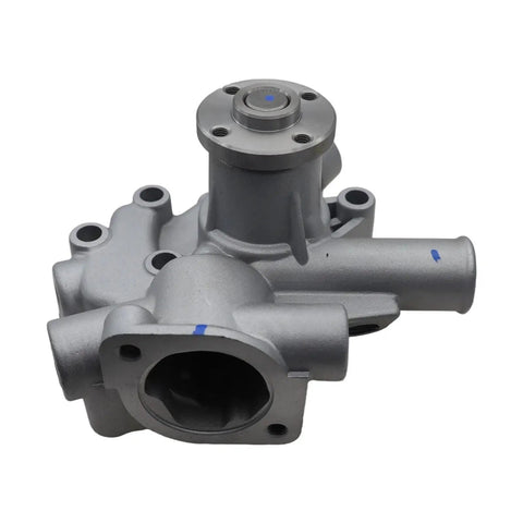 High Performance Engine Water Pump Circulation Kit Compatible With Toyota Camry And Honda Accord And Nissan Altima Gasket Included For Optimal Cooling System Temperature Balance Coolant Flow Control, silver metal pump, detailed angle.