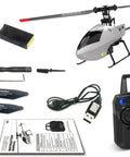 C129 V2 4 Channel RC Helicopter Easy To Fly With 6 Axis Gyro Two Point Four GHz Remote Control Aircraft with accessories