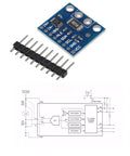 BiDirectional Current And Power Monitor Module Pack Of 5 With 0V to 36V Sensing And I2C Alarm, 20A Range, Voltage Detector