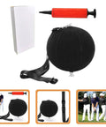Swing Posture Trainer For Golf With Inflatable Practice Ball Portable Golf Swing Aid You Can Carry In Your Bag Nylon Webbing Hook