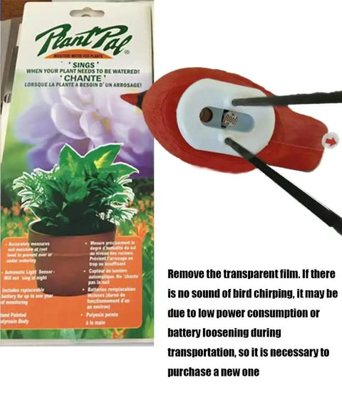 Two Probe Soil Moisture Meter With Watering Alarm Bird Plant Water Tester And Hygrometer Sensor Easy Peasy To Use Yellow with packaging