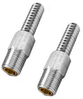 Marine Anti Siphon Valve Replacement Kit for Boat Fuel Tank Pickup Line Prevents Fuel Theft and Spillage, 1/4 In NPT, 3/8 In Hose, Two Pack