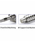 Heavy Duty Ball Screw SFU2005 And SFU2010 Kit For CNC Milling Machine Featuring 20mm Diameter Screw Rod showing BK Fixed and BF Support End Machining.