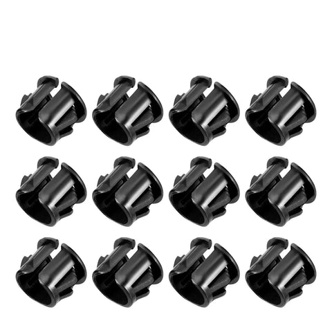 30 Piece Cable Snap Grommets 10mm Mounting Diameter For 6mm Wire Easy Snap In Plastic Bushing Protectors For Cable Hose Holes Wear Resistant