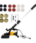 Beast 3800W Floor Grinder With Adjustable Speed And Extendable Rod Polisher for Concrete Marble and Stone Floors with accessories