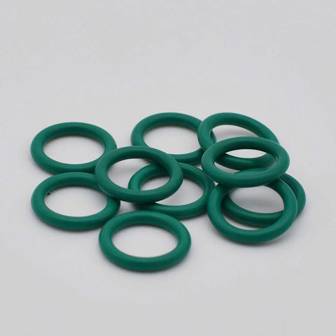 Green O-rings for Number 10 Cup And O Ring Set For WP 17 18 26 And WP 9 20 TIG Welding Torches 15 Piece Replacement Kit