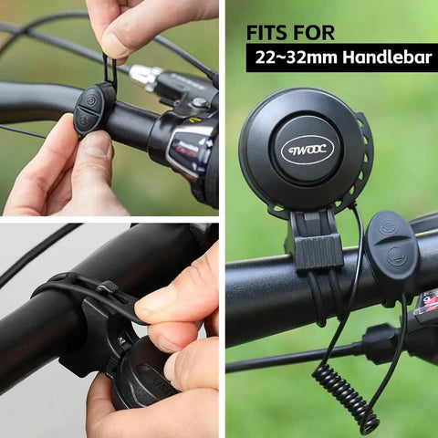 Electric Bike Horn 120dB, Four Modes, Waterproof ✓