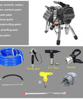 Heavy Duty Electric Airless Paint Sprayer With A Brushless Motor And 2800 Watts for a complete setup including spray gun and hose.