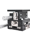 60X60mm XYZ Three Axis Manual Linear Stage With Sliding Platform Pro Grade Micrometer Adjustable Tuning Table Aluminum