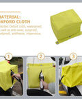 Universal EV Charger Rain Cover With Waterproof Port Shield For Electric Vehicles Outdoor Charging Accessory shown mounted on vehicle.