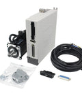 Pro Grade 110V 400W Servo Motor Kit With Driver And CNC Controller, including components for engravers, milling machines, and robots.