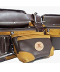 Heavy Duty Leather Framer Tool Bag Set In Coffee Brown Built For Pros With Reinforced Seams And Pro Grade Organization Left Or Right Handed Design For Builders And Carpenters product image