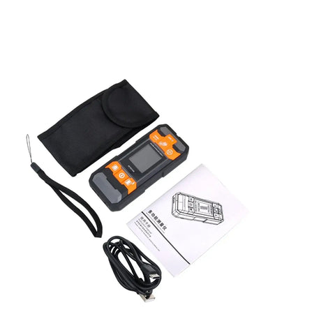 Pro Grade Digital Stud Finder And Wall Scanner Loaded With AC Wire Hunter Pipe Detector And Wood Moisture Meter with accessories.