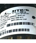 Husky Direct Swap Draft Inducer Fan Motor Assembly With Screwdriver Free Install Tough Build No Sweat Retrofit For Furnace Ventilation Durable Aftermarket Upgrade For Dead Sure Airflow motor specification label showing model and electrical details.