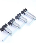 Four Zinc Alloy Quarter Turn Wing Mailbox And Cabinet Locks with Rustproof Diecast Construction Chrome Plated Steel Finish