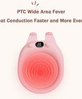Electric Coffee Mug Warmer With Three Temperature Settings And Auto Shut Off Keeps Your Joe Piping Hot Through The Daily Grind in pink, featuring wide area heat conduction.