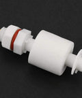 Float Switch Liquid Controller For Aquarium Pumps, Vertical Water Level Sensor With Sturdy Plastic Construction, -10 To 80 C Temperature Range, High Sensitivity Magnetic Float, Leak Proof, Plug And Play Install, No Fuss Setup, Real Time Level Control, white plastic sensor