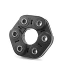 Heavy Duty Drive Shaft Flex Joint Replacement For BMW 328i 428i 528i 530i X3 X5 X6 E46 F10, single piece black joint.