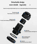 Exploded view of 20 Piece Waterproof Cable Glands Set with NPT Threads, showing detachable design, sealing rings, and solid body.