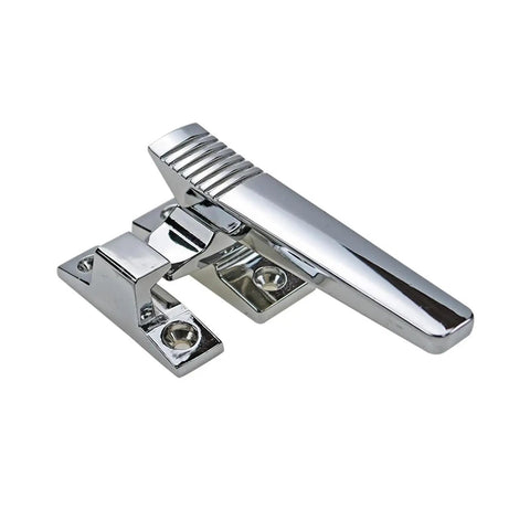 Left Hand Zinc Alloy Kitchen Steamer Cabinet Handle Lock Heavy Duty No Fuss Durable Cabinet Hardware Latch Easy Install Auto Locking Mechanism
