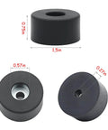 8 Piece Air Compressor Isolator Rubber Feet Foot Mounts For Anti Vibration, compatible with specific generator models, dimensions shown