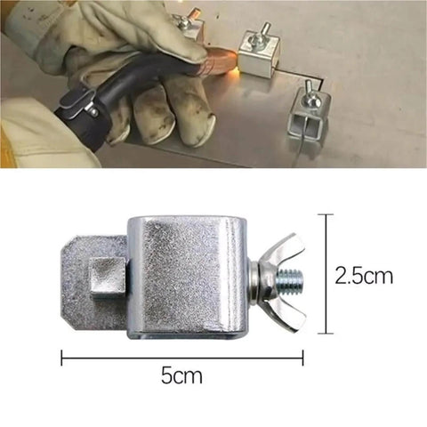 Butt Weld Clamps 10 Piece Set For Metal Working Weld Clamp Jig Holders Adjustable Welder Hand Tools steel clamps in use