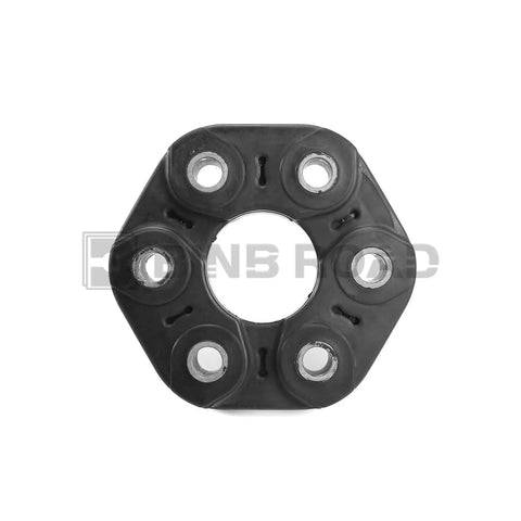 Heavy Duty Drive Shaft Flex Joint Replacement For BMW 328i 428i 528i 530i X3 X5 X6 E46 F10, black rubber joint with hex shape.