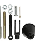 Adjustable Brake Master Cylinder Push Rod Kit With 10 Clevis Eyelet Nuts Easy Install Push Rod Assembly For Classic Cars From 1950s To 1970s Replacement Part For Hot Rods Restorations And Custom Builds, shown with push rod parts