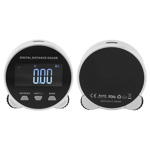 Slick Digital Tape Measure And Electronic Rolling Ruler Featuring Bright Lcd Screen Hella Precise Long Distance Tracking Tool Usb Rechargeable For Floor Plans And Curves