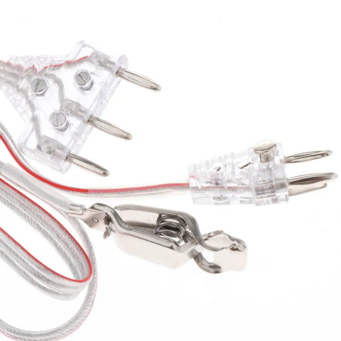 Universal Epee Fencing Body Cord With 3 Pin Plug Bend Protection Pro Grade Build Tough And Flexible Conductive Thread Cable