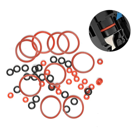 Silicone O Rings Set For Coffee Machines And Espresso Makers, 50Pcs Gasket Seals Replacement Kit shown with installation example