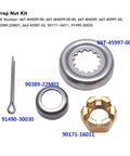 Heavy Duty Marine Prop Nut Kit Built Tough For Yamaha Outboard Engines 30HP To 60HP 66T W4599 00 Metal Oxidation Proof Hardware