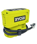 Side view of 18V Cordless High Pressure Inflator Tool Only PCL001B with Quick Connect Nozzle coiled around the base.