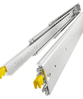 48 Inch Pro Grade Heavy Duty Drawer Slide With Lock Side Mount 3 Fold Full Extension Ball Bearing Lock In And Lock Out 379Lb
