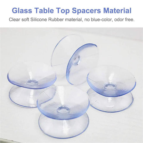 Straight Up Solid 10 Pack Clear Suction Cups For Glass Table Bumpers And Window Hangers That Truly Grip Tight Without Residue, clear soft silicone about 35mm