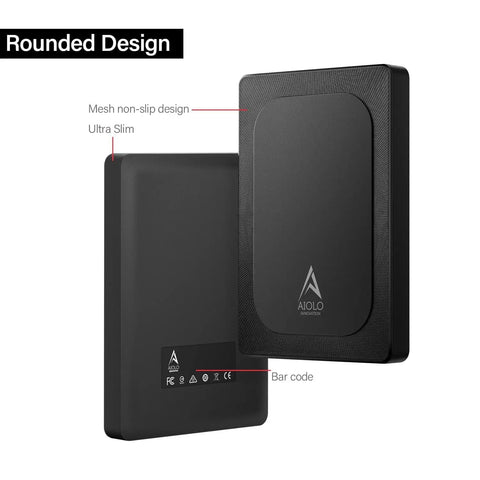320GB Ultra Slim Portable External Hard Drive with USB 3.0 for PC Mac Laptop and Gaming Consoles PS4 Xbox One Xbox 360