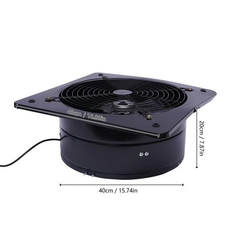 Explosion Proof 16 Inch Industrial Ventilation Fan For Spray Booths And Workshops Heavy Duty 750W Axial Flow Exhaust Blower