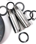 Universal Dryer Drum Roller Kit Replacement For Speed Queen RB170002 510708 And Alliance Dryers with metal axles and washers
