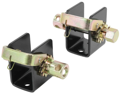 Beefed Up Heavy Duty Lashing Winch Set For 2 Inch Straps Left And Right Bolt On Or Weld On Track Tie Down Tow Dolly For Truck Flatbed Use 3333 Lbs Working Load Limit 10000 Lbs Breaking Strength Black, two-piece