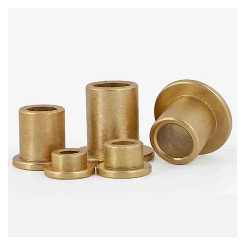 Pro Grade Self Lubricating Brass Flanged Bearings Kit For Precision Machinery And Household Appliances With Powder Metallurgy Bronze Bushings In 2mm 3mm 4mm 5mm ID For Smooth Quiet Operation And Low Friction, brass flanged bushings