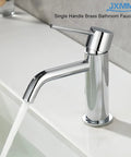 Single Hole Chrome Bathroom Faucet With One Handle For Sink Drip Free Stainless Steel Fixture Pop Up Drain Assembly And Supply