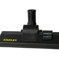 Universal Floor Brush For Wet And Dry Vacuums With A 1-1/4 Inch Hose, heavy duty tool, black, showing Stanley logo