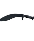 Realistic Kukri Trainer for Safe Practice and Drills, 12-Inch Blade, 17 1/4-Inch Overall Length, Santoprene Handle, Black Finish